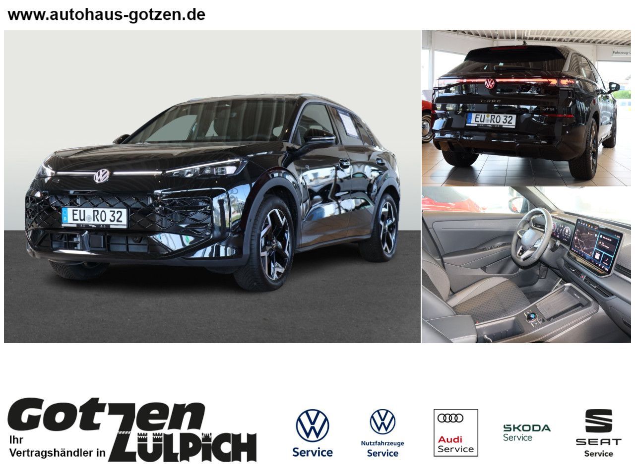 Fahrzeugabbildung Volkswagen T-Roc R-Line 1,5TSI LED-Matrix AHK DSG Navi Easy