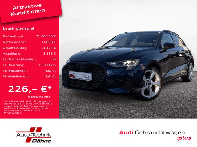 Audi A3 Sportback 30 TFSI advanced PDC SHZ AHK ACC