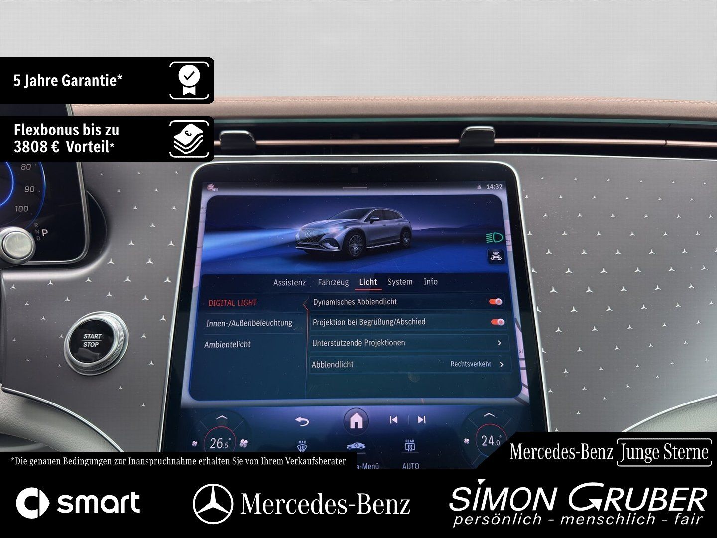 Fahrzeugabbildung Mercedes-Benz EQS 450 4M SUV AMG Pano FOND Burme HUD DigiL AHK