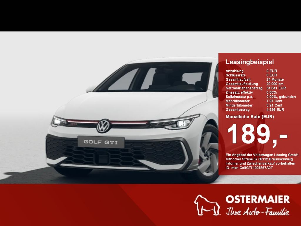 Volkswagen Golf VIII GTI 2.0TSI 265PS DSG LED,APP,17