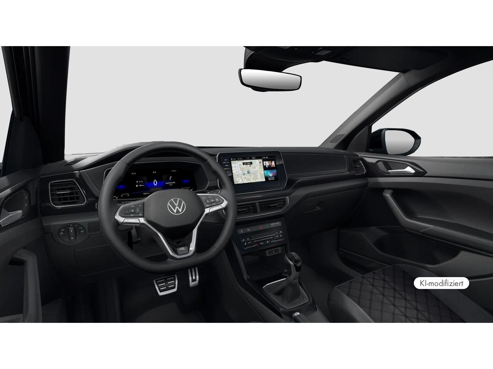 Volkswagen T-Cross R-Line 1,5 TSI DSG 18" in Schwarz/glan, миниатюра 11