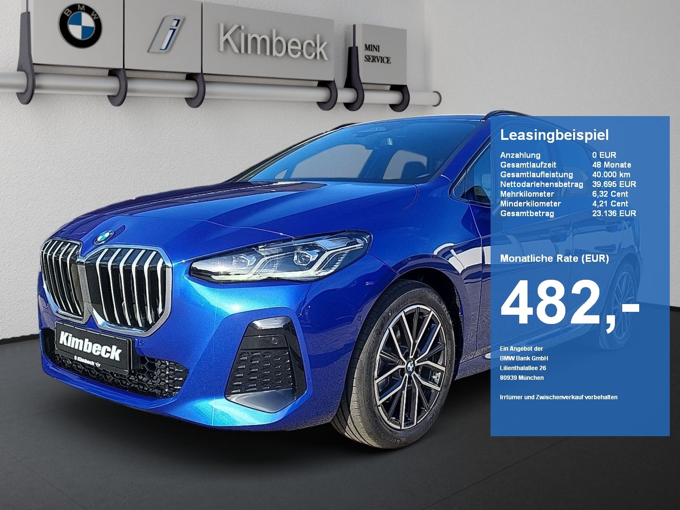 BMW 220i Active Tourer M SPORT LED ACC ParkAss AHK