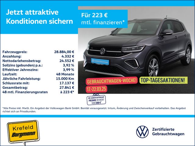 Volkswagen T-Cross 1.5 TSI R-Line AHK MATRIX-LED ACC NAVI