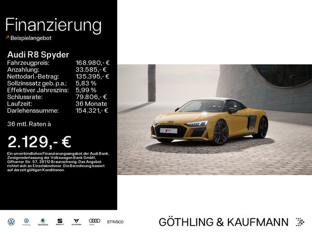 Audi R8 Spyder V10 performance*Keramik*Laser*B&O*Virt