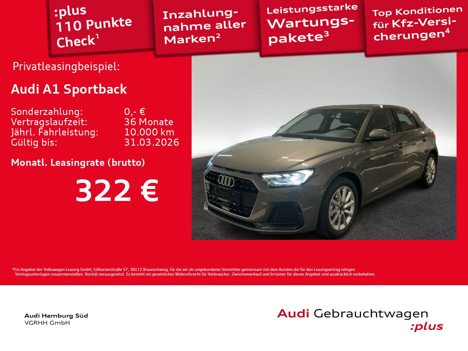 Audi A1 Sportback 25 TFSI advanced S tronic LED/2xPDC