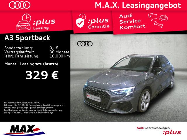 Audi A3 Sportback 40 TFSI e S-LINE LED+VCP+DAB+USB+AH