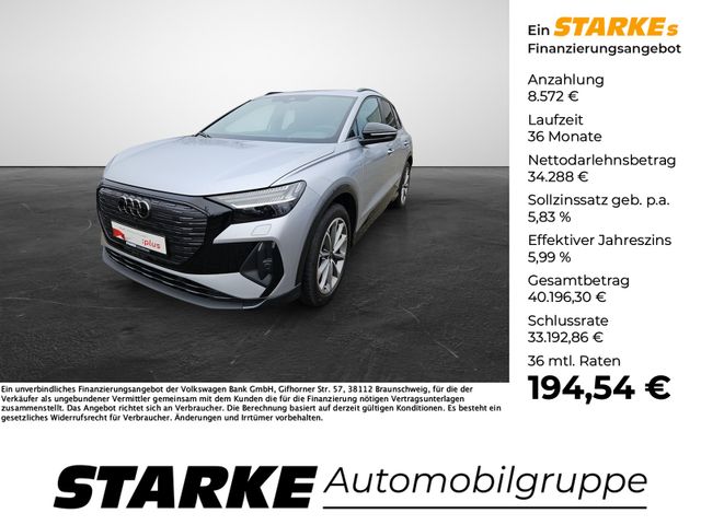 Audi Q4 e-tron 40 S line AHK Matrix Navi SHZ 20 Zoll