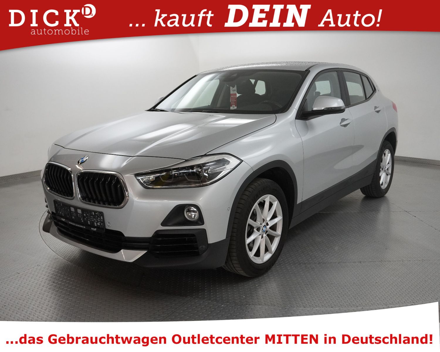 Fahrzeugabbildung BMW X2 sDr 18i DKG Advantag NAVI+LED+SHZ+PARK+TEMP+M