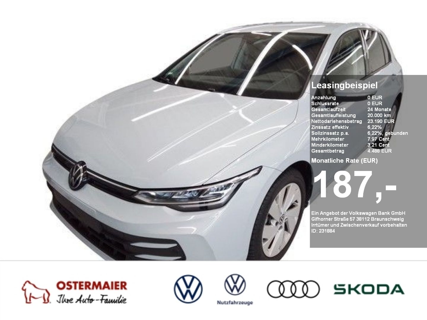 Volkswagen Golf VIII LIFE 1.5TSI 116PS NP.37 5JG.HEAD-UP.NA