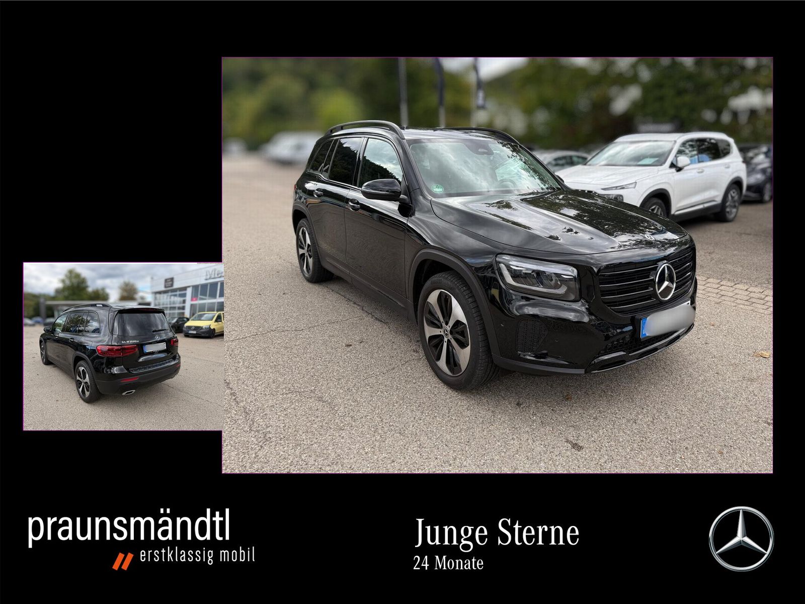 MERCEDES-BENZ GLB 220 d 4M Progressive Night AHK/Tot/7Sitz/19"