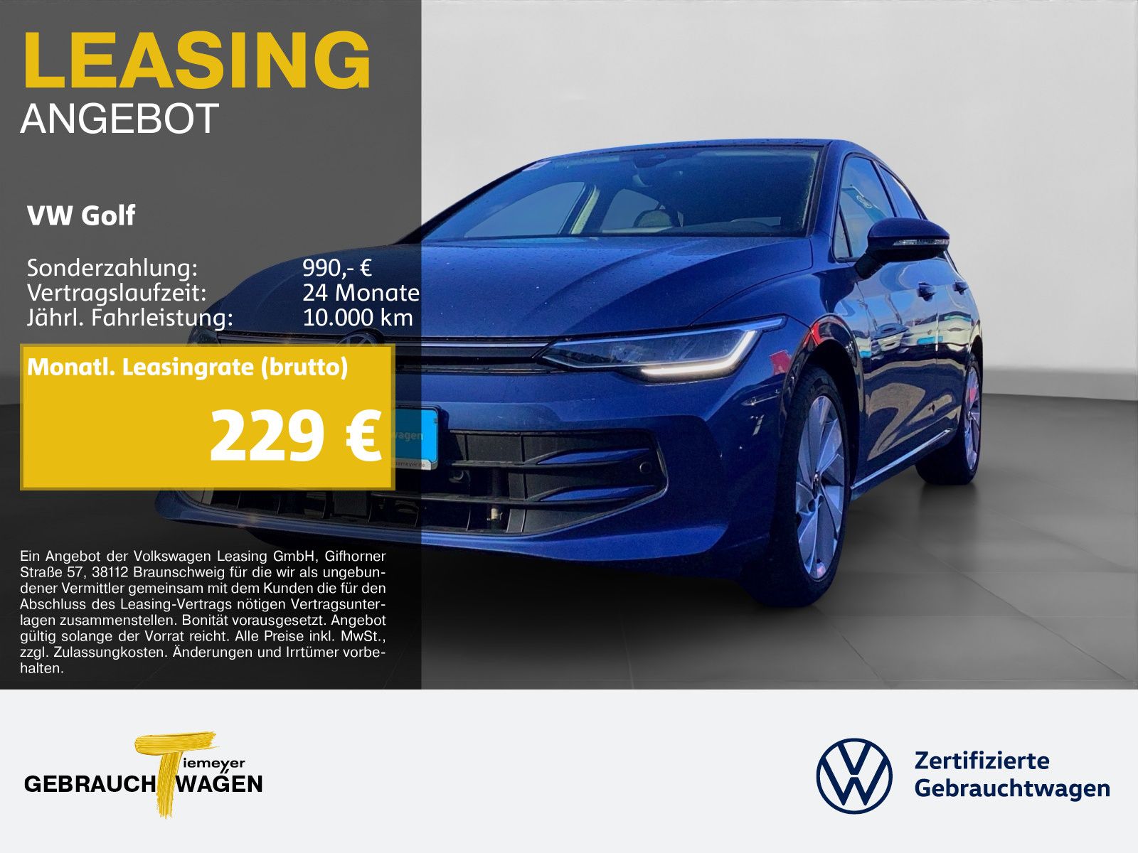 Volkswagen Golf 1.5 TSI LIFE PANO ASSIST LM17 AHK