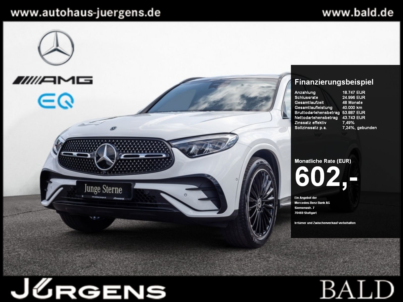 MERCEDES-BENZ GLC 300 d 4M AMG-Sport/360/Pano/AHK/Stdhz/Night