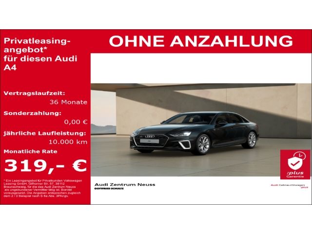 Audi A4 Lim. 45 TFSI quattro S line Anschlussgarantie