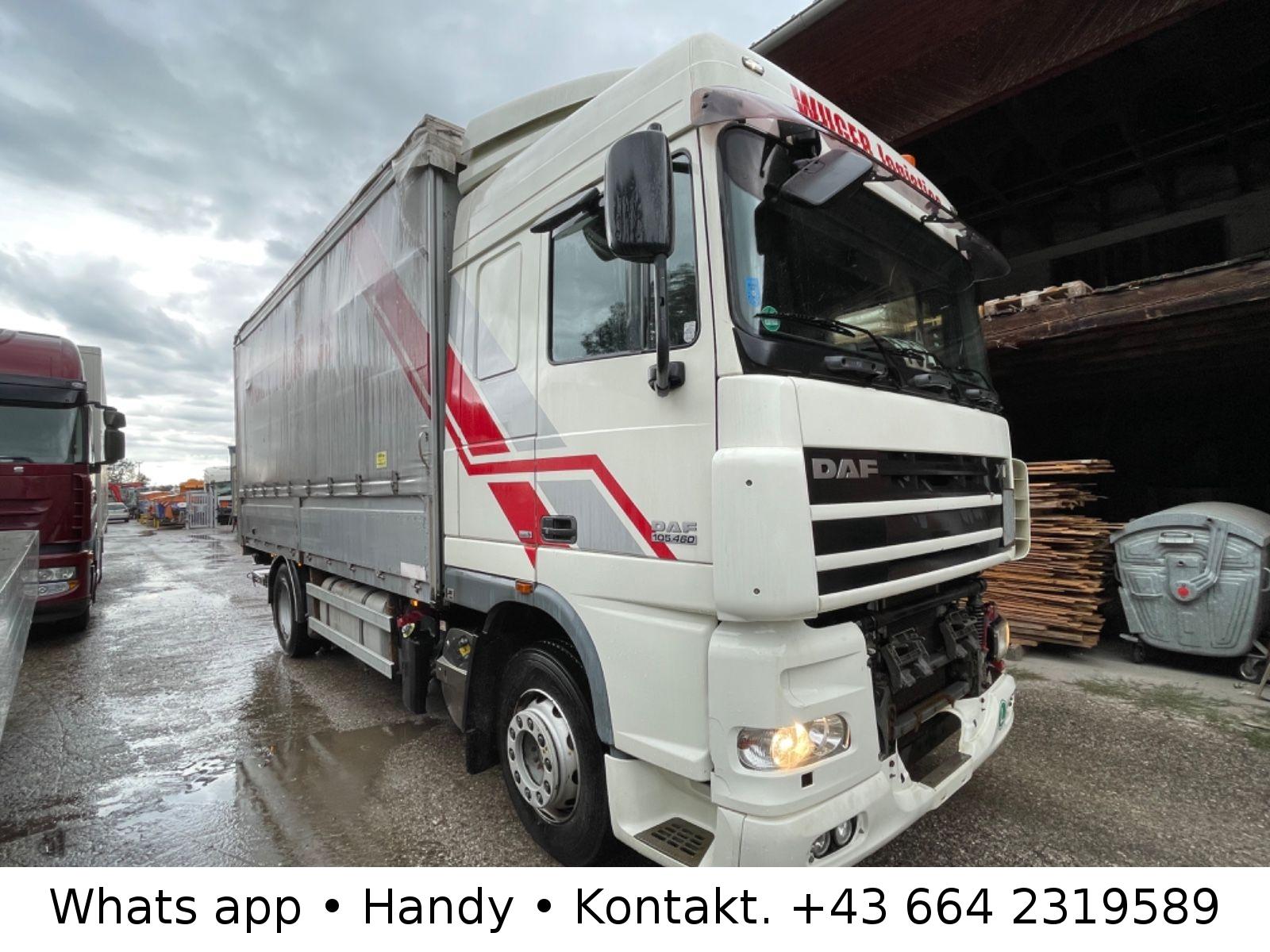 DAF FA XF 105.460 Pritsche Plane Flügetüre Bj 2008