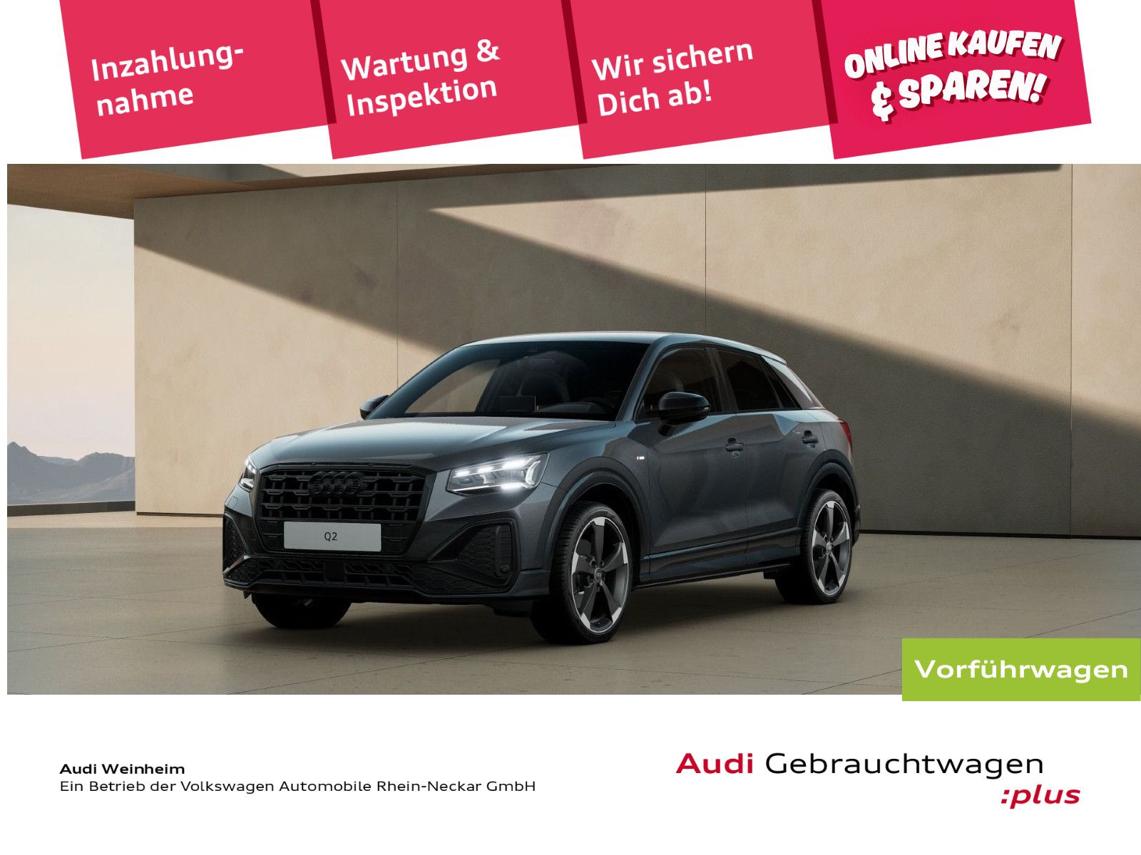 Audi Q2 35 1.5 TFSI S line Matrix-LED PDC uvm