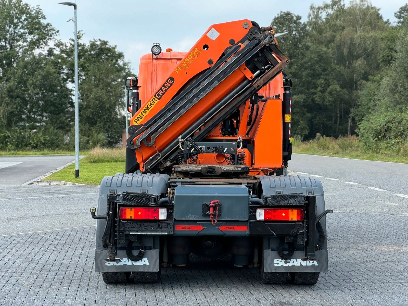 Fahrzeugabbildung Scania R 500 V8 SZM  PK29002 4x hydr. 4-Punkt Abstz 6x4