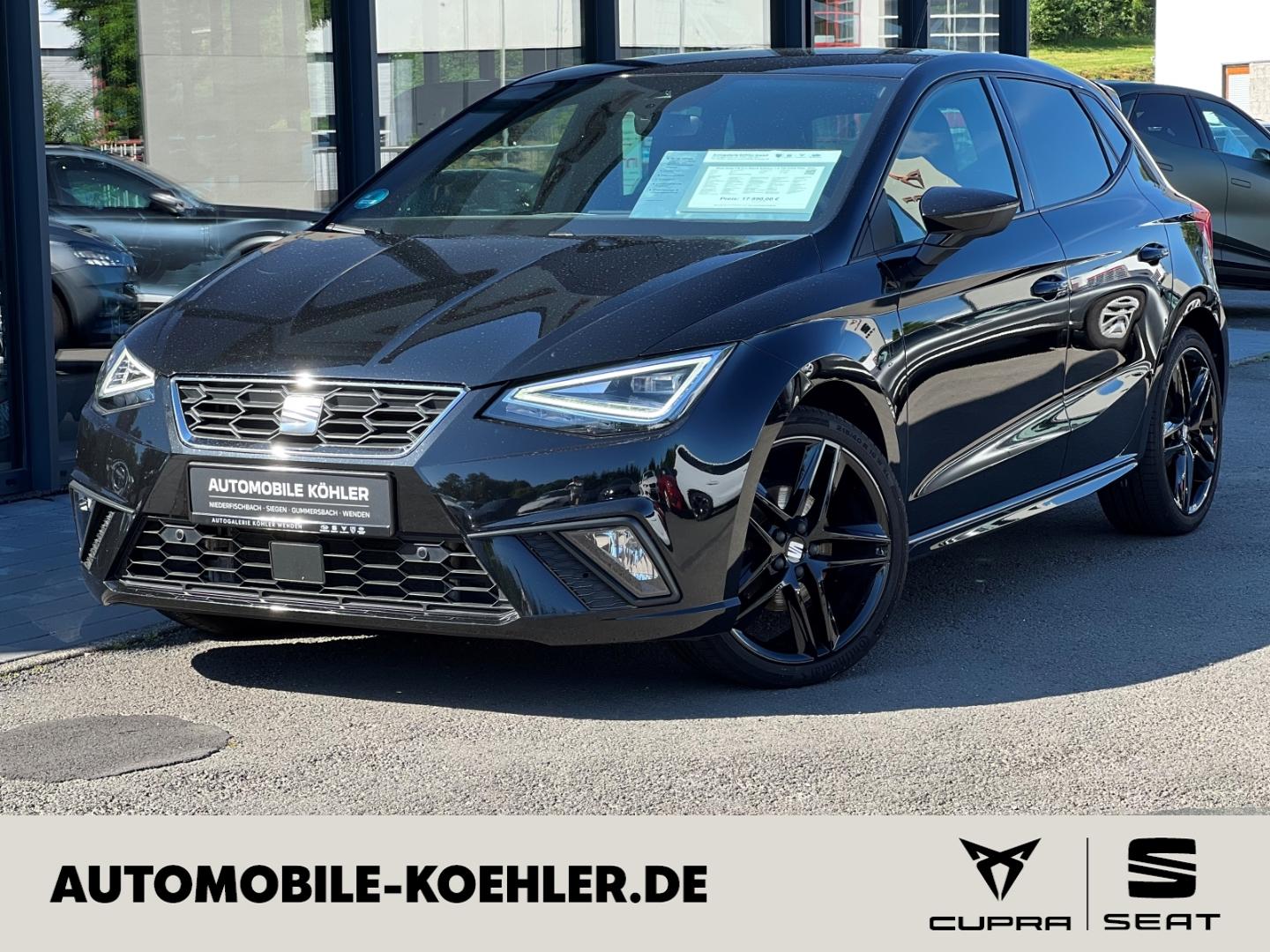Seat Ibiza FR Pro Black Edition 1.0 TSI DSG PDC, RVC