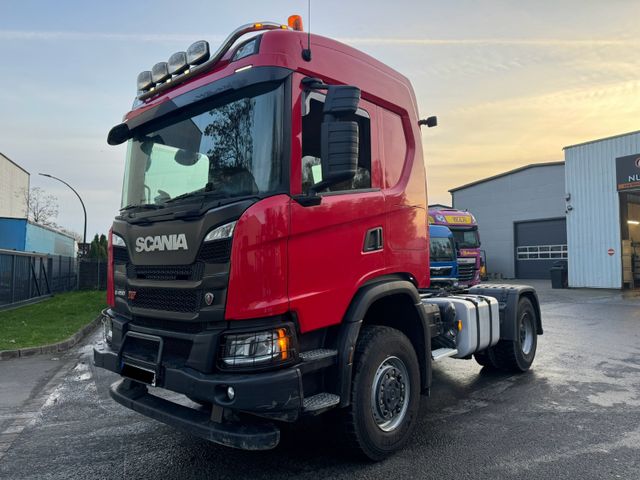 Scania G450 XT 4x4, Retarder, AP-Achse Blatt- Luft