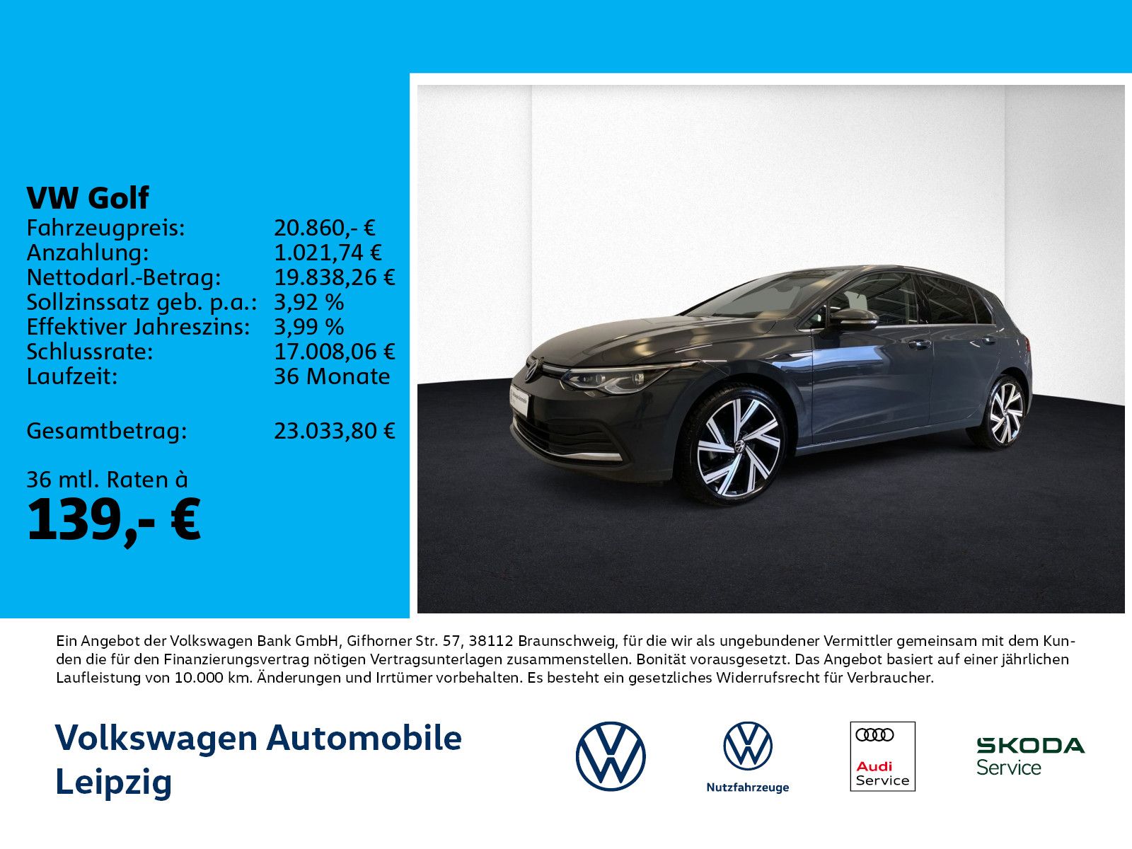 Volkswagen Golf VIII 2.0 TDI Style *DSG*ACC*PDC*Navi*RFK