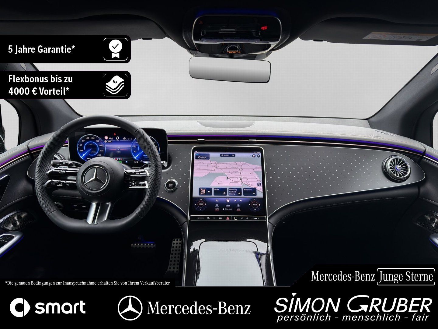 Fahrzeugabbildung Mercedes-Benz EQE 350 4M SUV AMG Pano Airmatic Leder AHK