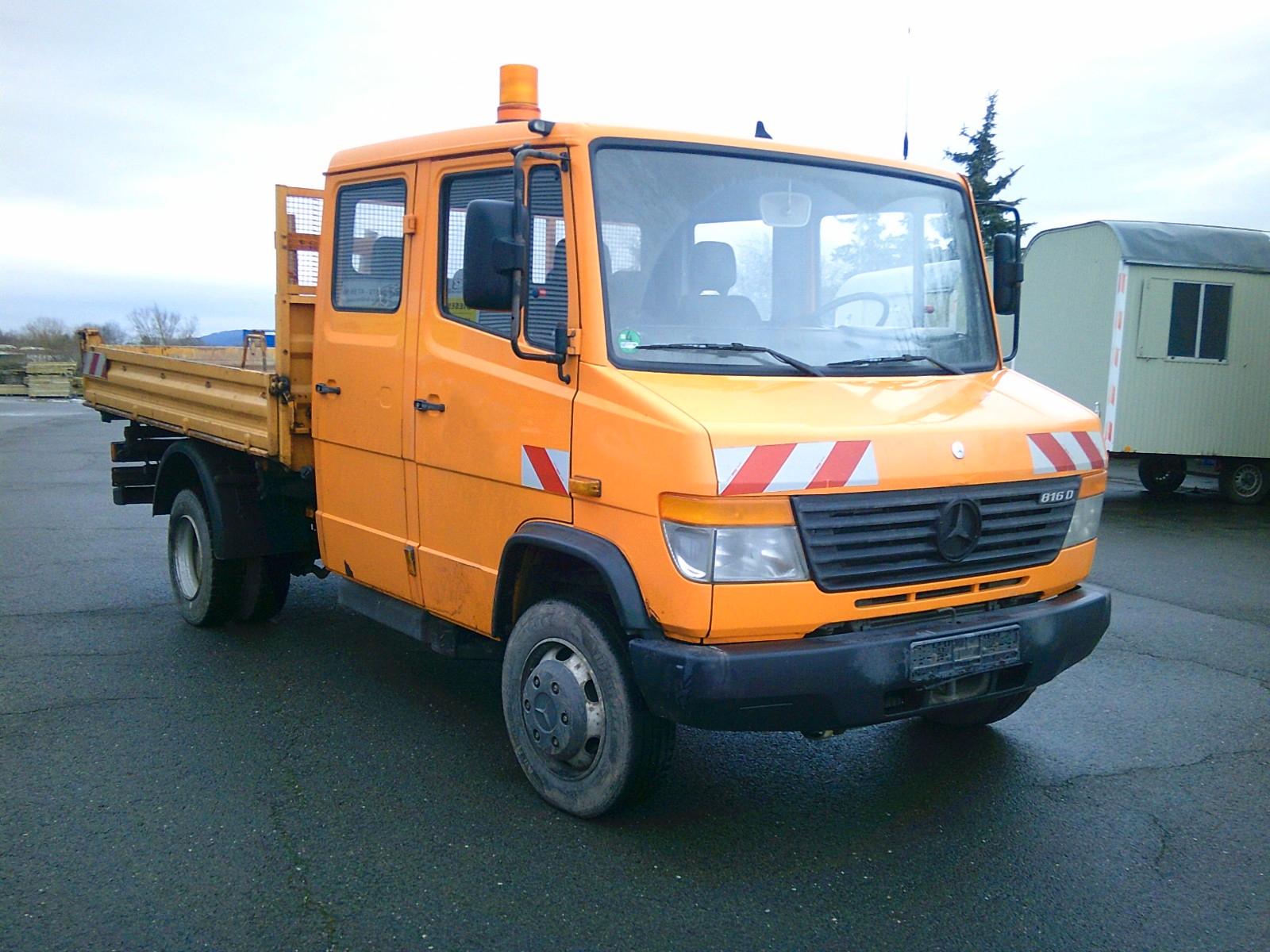 Mercedes-Benz Vario 816/ 815 D Dreiseitenkipper DoKa 4x vorh.