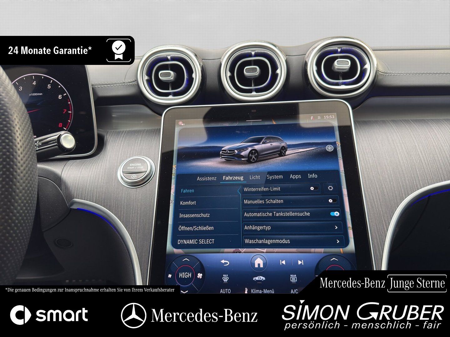 Fahrzeugabbildung Mercedes-Benz C 200 T 4M AMG Night Ambiente+ Memory 360 AHK