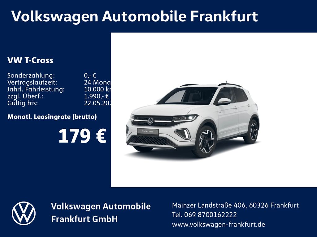 Volkswagen T-Cross R-Line 1.0 l TSI OPF 85 kW (116 PS) 6-Ga