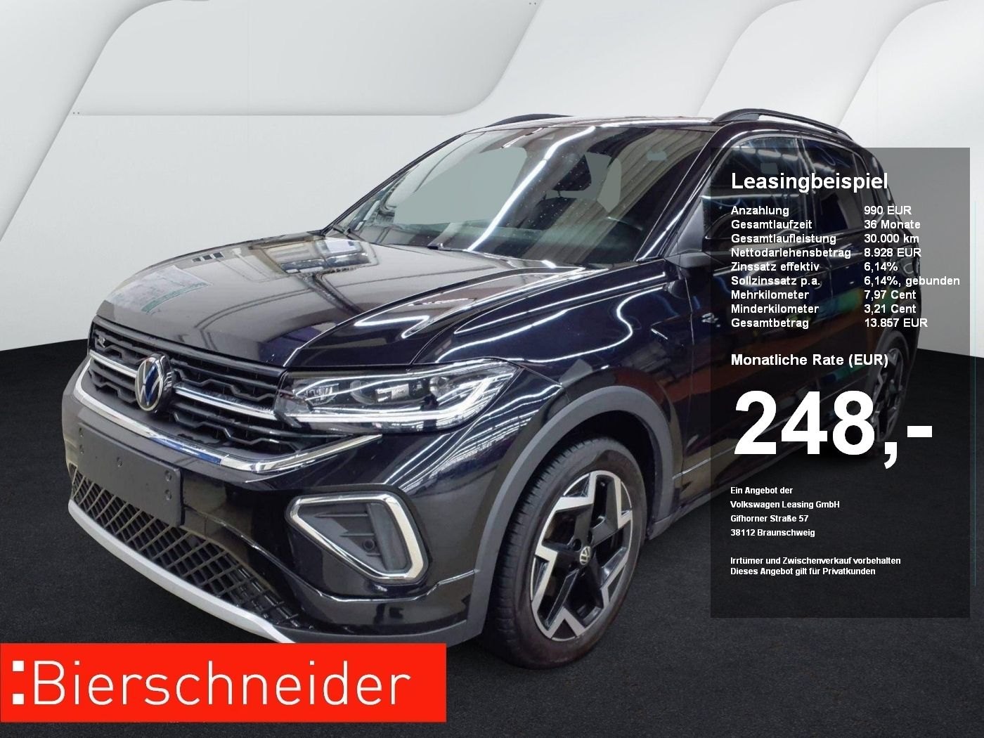 Volkswagen T-Cross 1.5 TSI DSG R-Line AHK KAMERA LED ACC NA