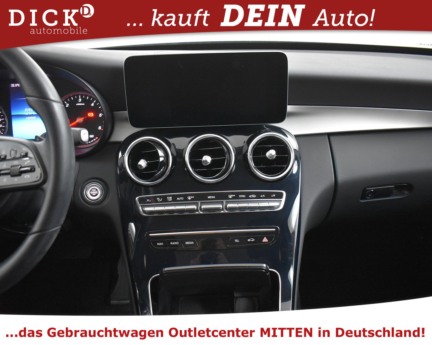 MERCEDES-BENZ C 200d 9G >NAVI+LED+SHZ+MFL+TEMP+DAB+PARKASS+LM - Image 16