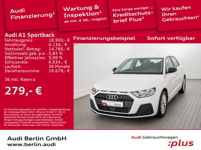 Audi A1 Sportback 30 TFSI S tr. DAB PDC VIRTUAL SITZH