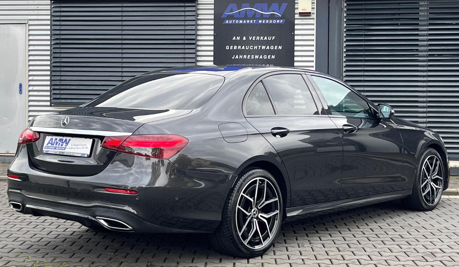 Mercedes-Benz E 220 d AMG Night*LED*SPUR*360°Kamera*AHK*BURMES