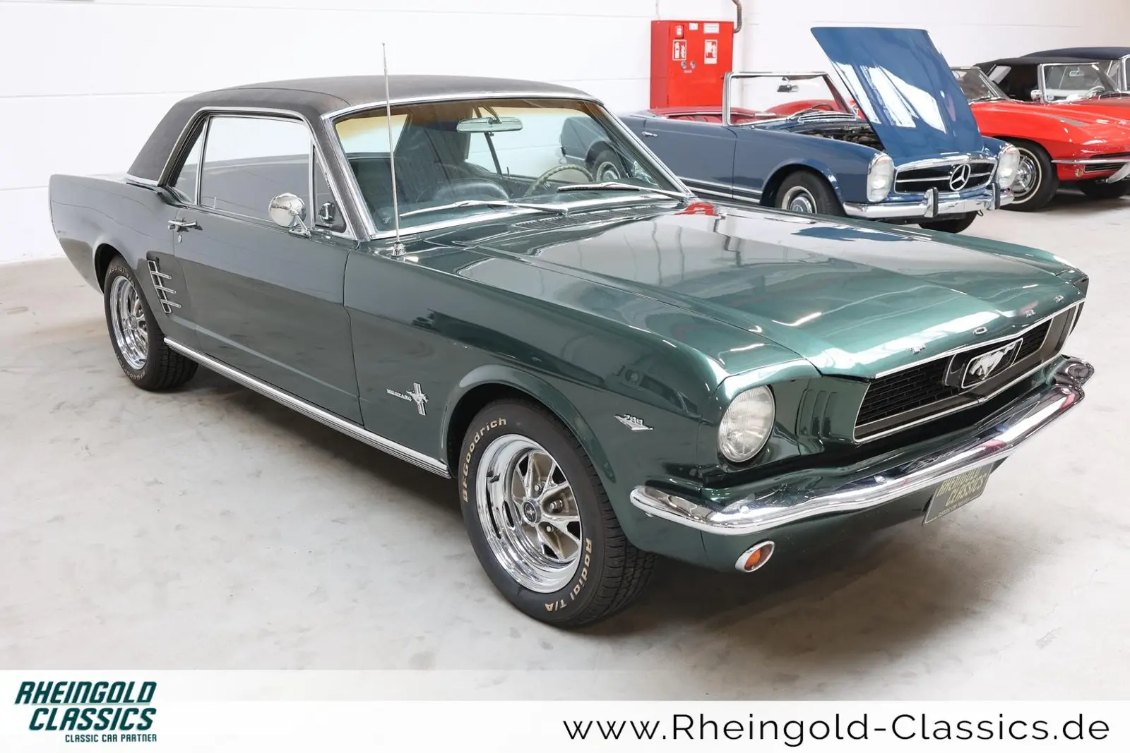 Ford Mustang 289 Coupé V8 Bullitt Green, Automatik