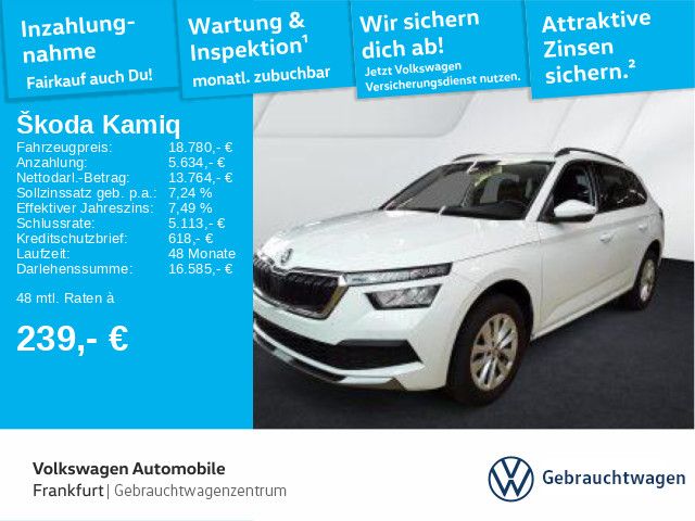 Skoda Kamiq 1.0 TSI Ambition Teil LED DAB+ nw43r4