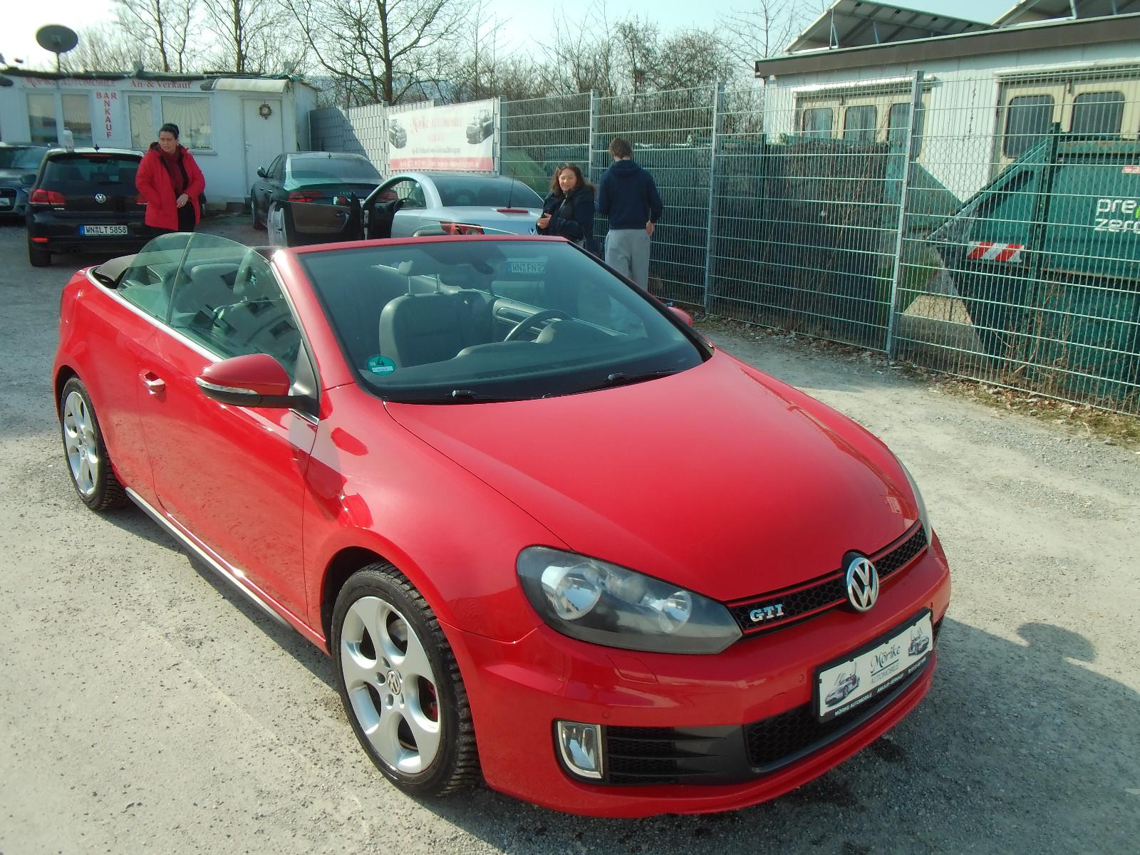 Volkswagen Golf VI Cabriolet GTI*Leder*1.Hd*PDC*6.Gang**