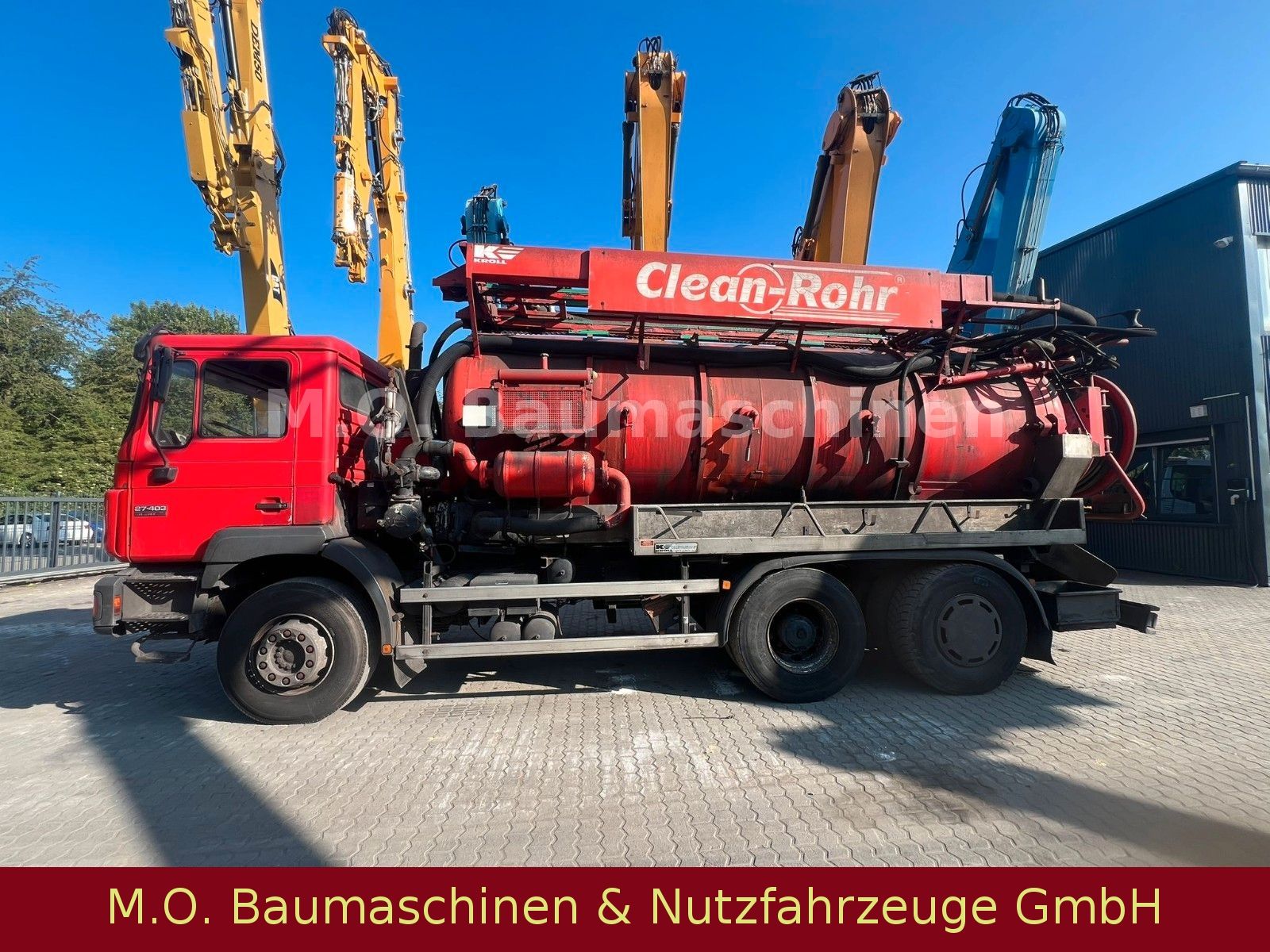 Fahrzeugabbildung MAN 27.403 Silent/6x4 Blatt Saugu.Druckwagen/Kroll