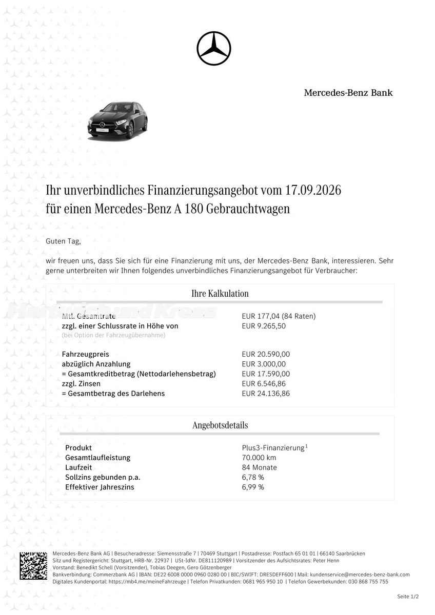 Mercedes-Benz A 180 Kamera CarPlay MBUX Sitzheizung foto 3