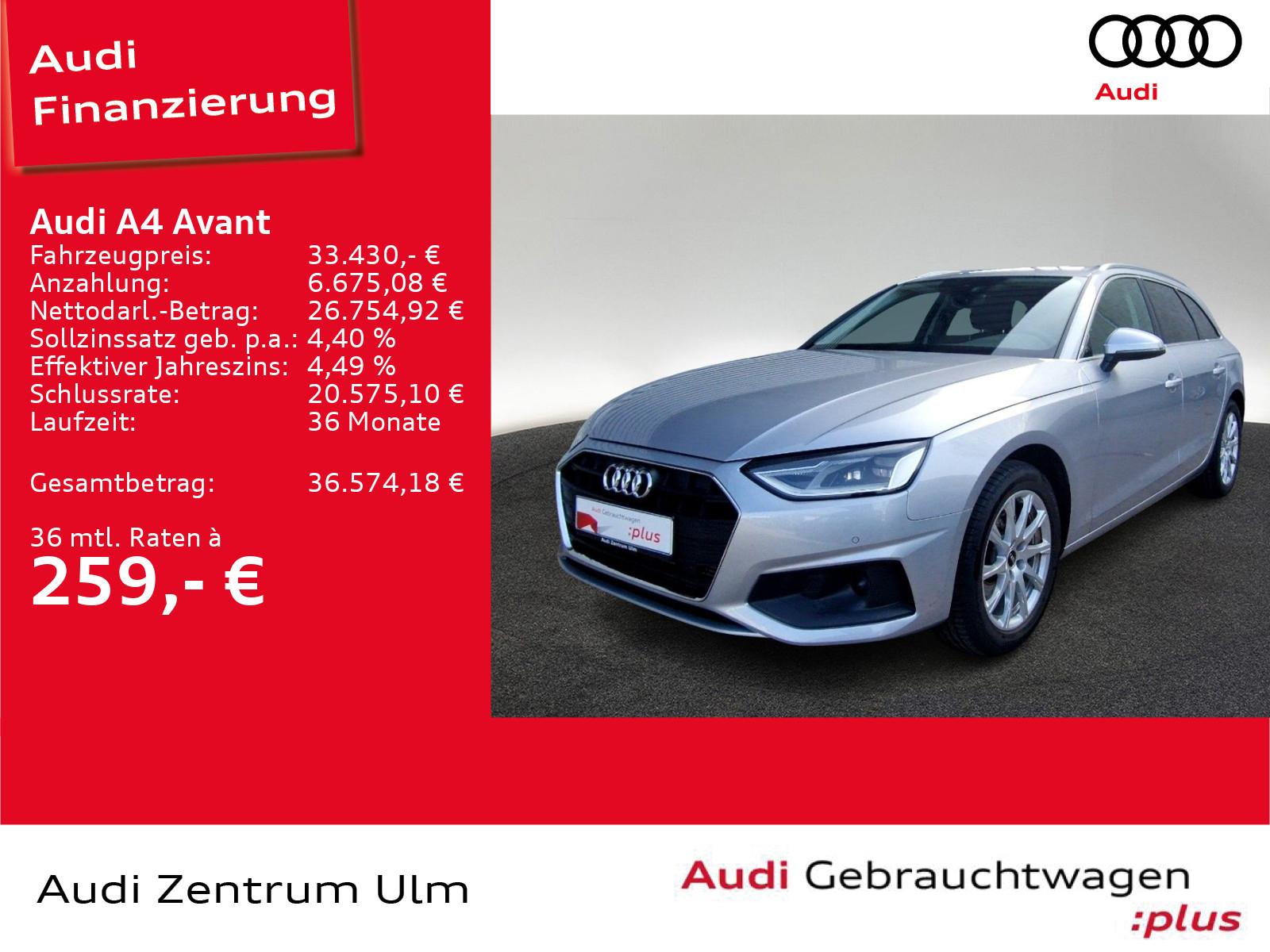 Audi A4 Avant 35 TFSI ALU AHK LED NAVI PDC SHZ VIRT