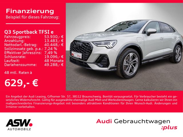 Audi Q3 Sportback TFSI e Sline 45 Stron Navi LED AHK