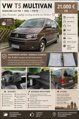 Volkswagen T5 Multivan Highline 2.0 TDi Familienbus  - VW T5 Multivan Gebrauchtwagen in Nürnberg