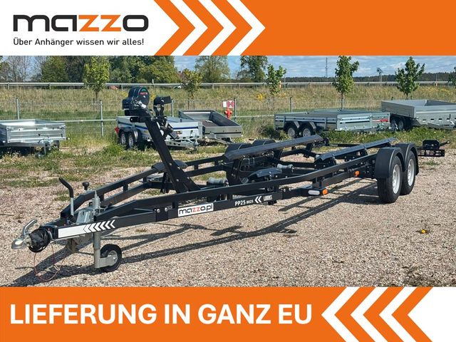 Lorries PP25-8035 Bootsanhänger 2,5t Boot 7,8m SCHWARZ