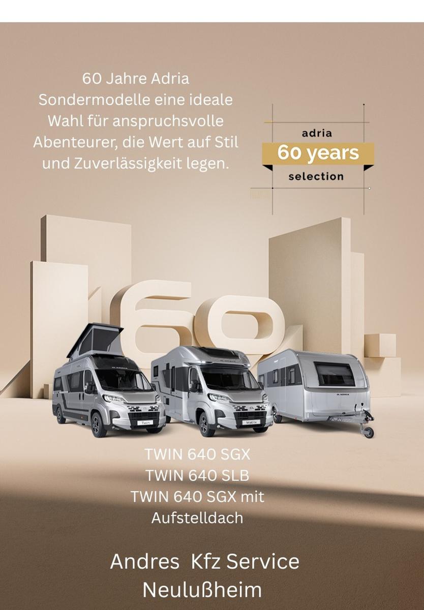 Adria Twin 640 SLB 60Y sofort verfügbar  SONDERMODEL 6