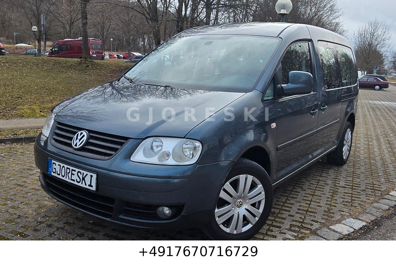 Volkswagen Caddy Maxi Life 1,9TDI 105PS+ALU FELGEN +1,HAND