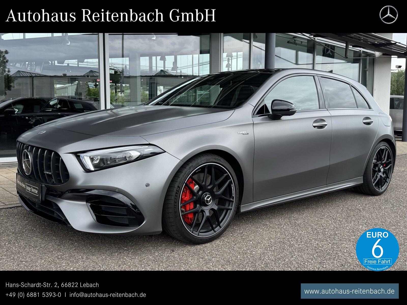 Mercedes-Benz A45S 4M+ PERF-SITZ+PANO DISTR+NIGHT+360°+BURMEST