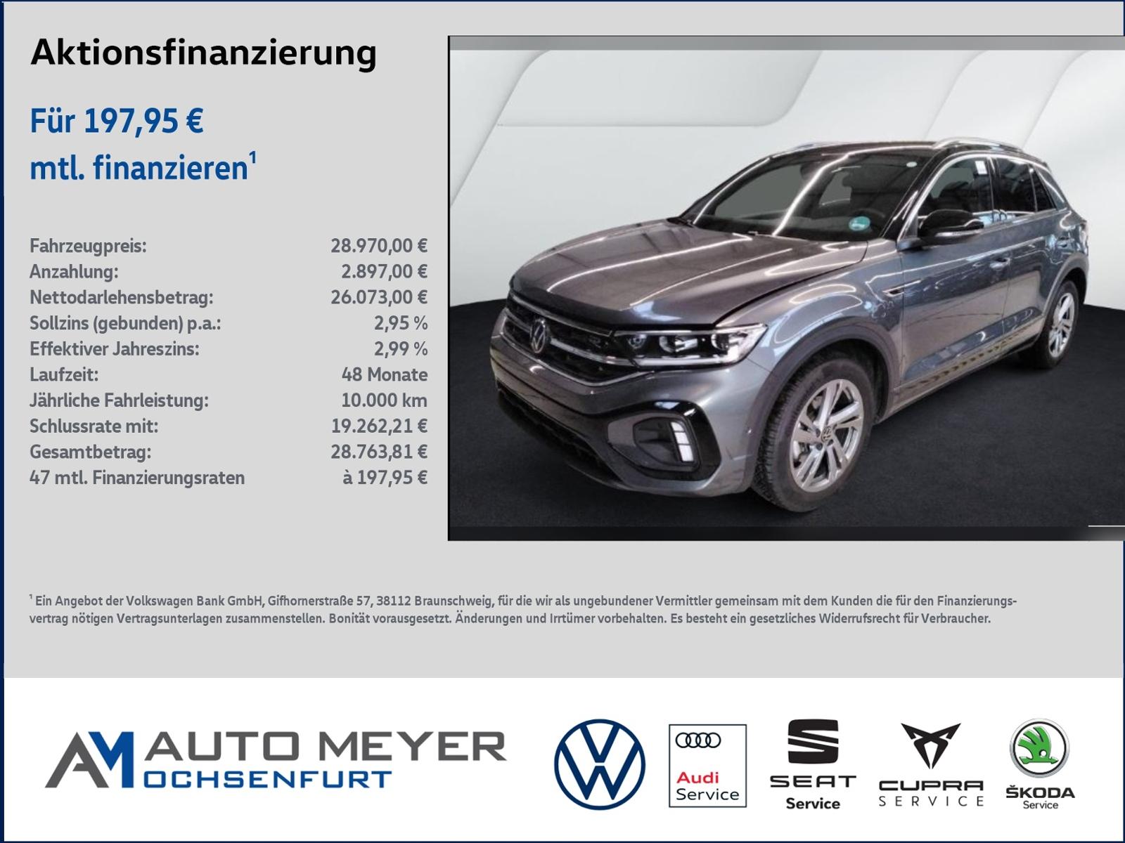 Volkswagen T-Roc R-Line 1.5 TSI DSG Navi AHK Kamera ACC