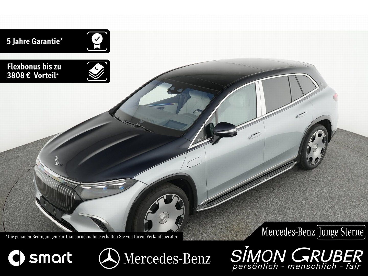 Fahrzeugabbildung Mercedes-Benz EQS 680 SUV Maybach First Class Executive Chauff