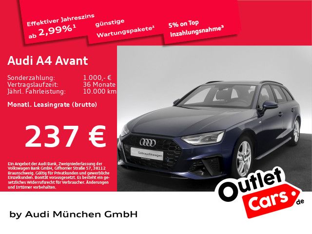 Audi A4 Avant 35 TFSI S tronic S line Virtual+/Navi+/