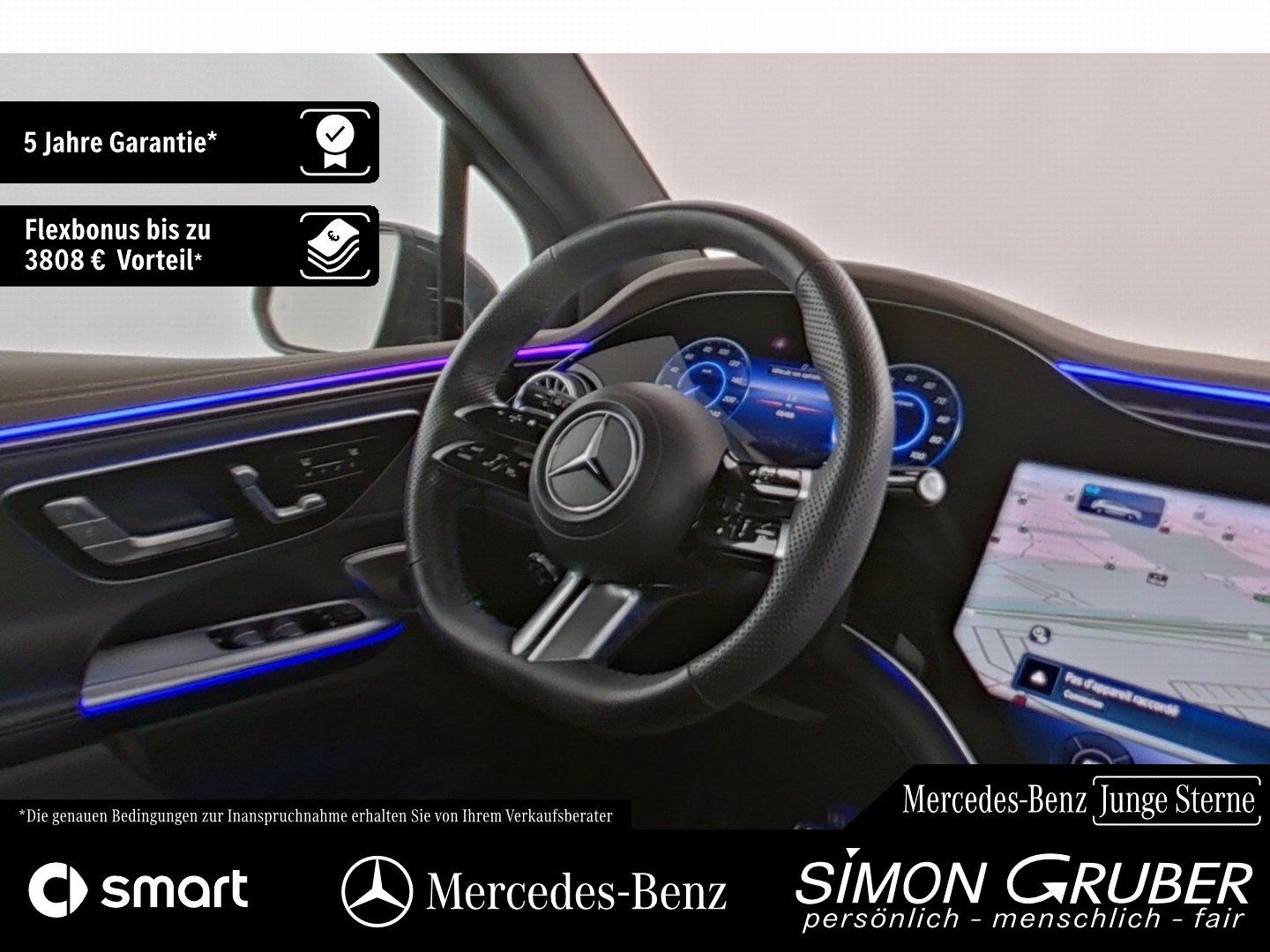 Fahrzeugabbildung Mercedes-Benz EQE 500 4M SUV AMG Carbon Hyper Leder HUD AHK