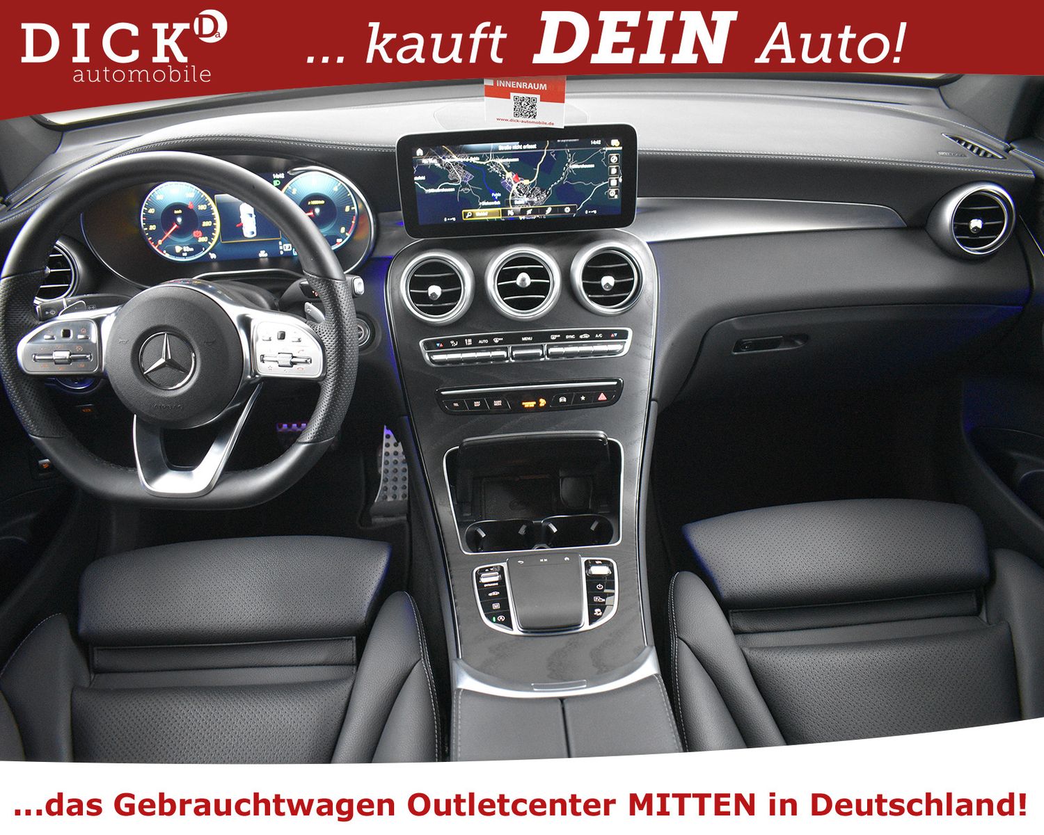 MERCEDES-BENZ GLC 300d Coupe 2X AMG >NIGHT+LUFT+MEMO+360+WIDES - Image 8