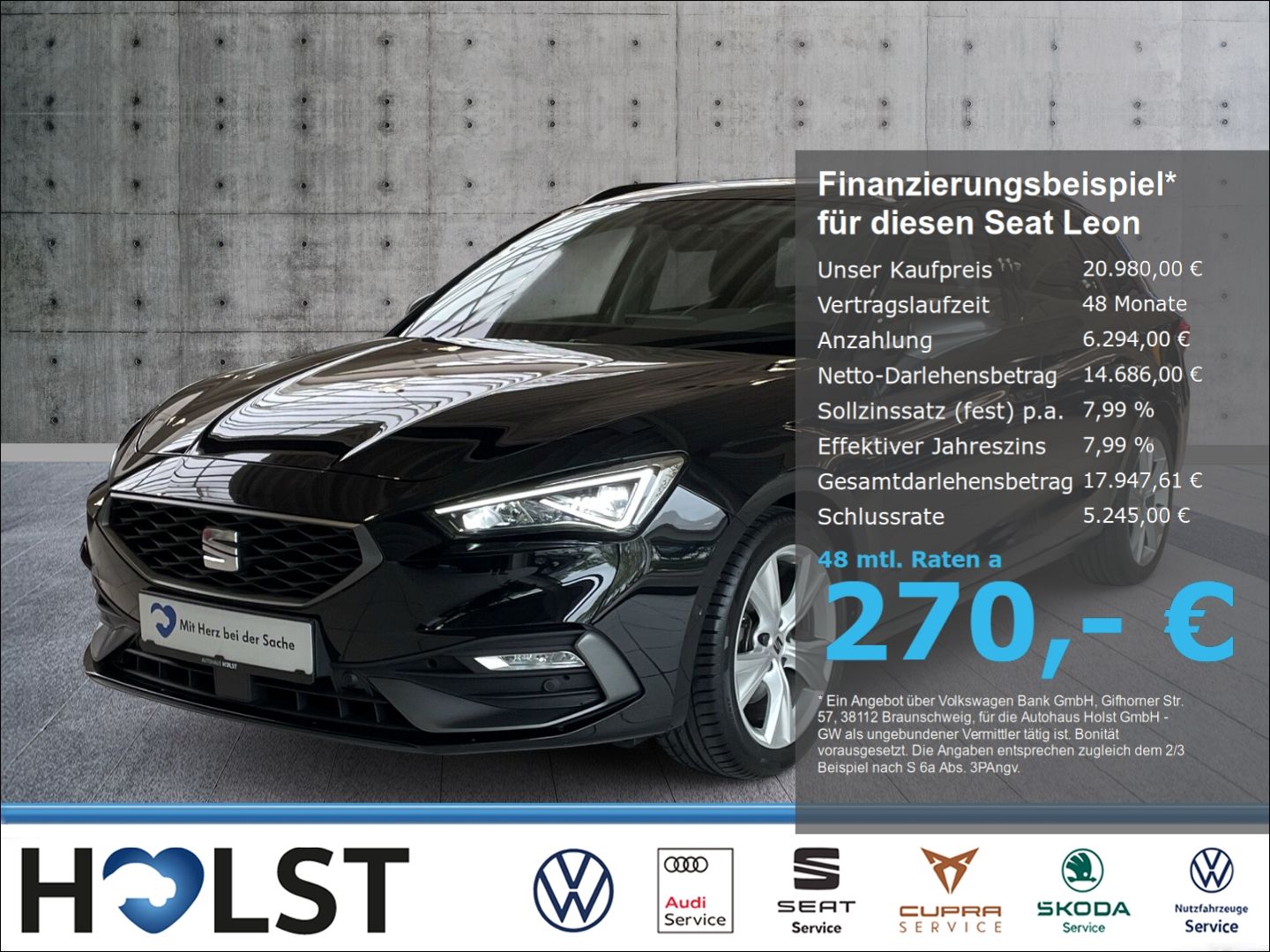 Seat Leon Sportstourer FR 1.0TSI NAV,LED,EU-Import