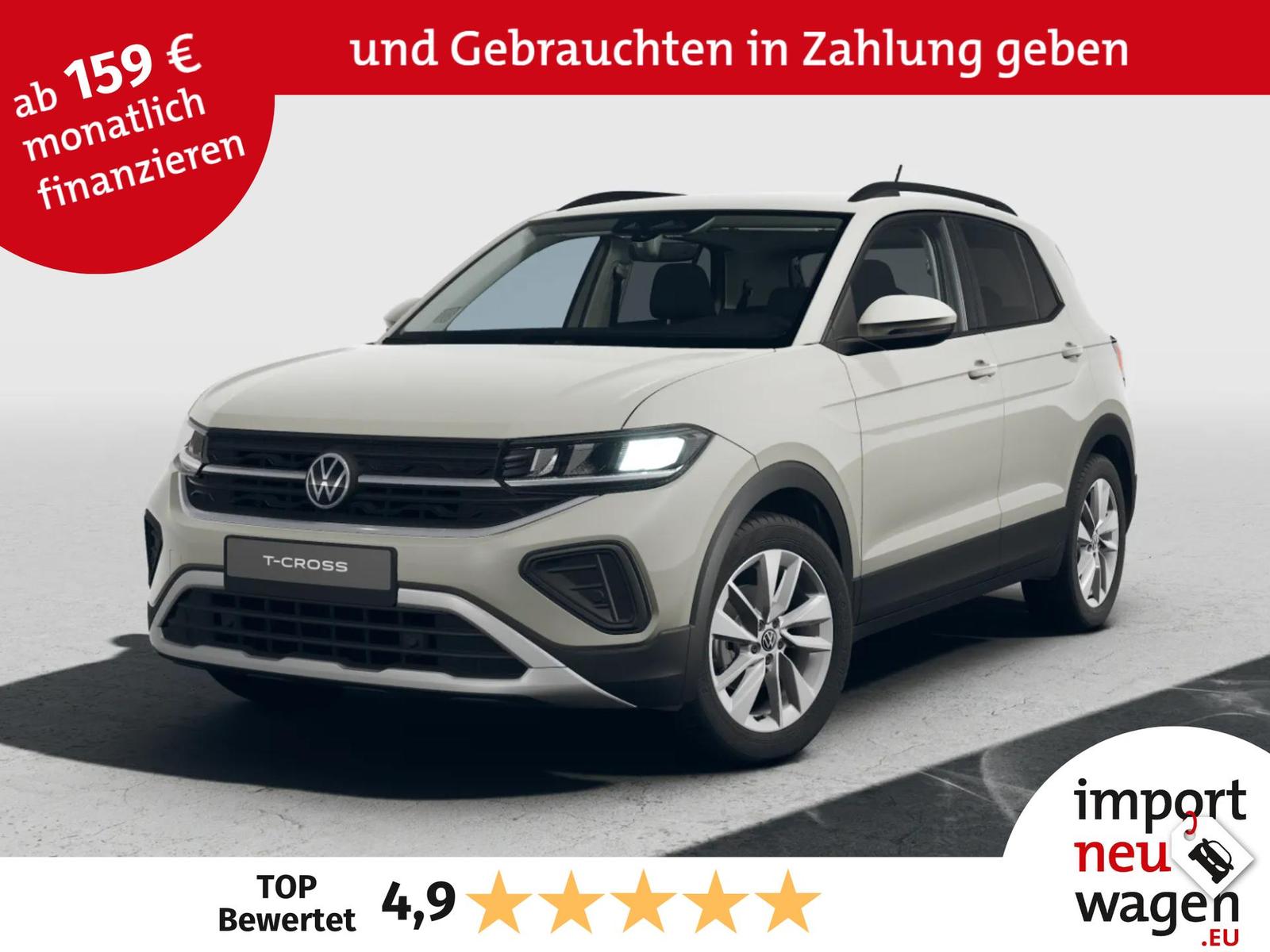 Volkswagen T-Cross Life 1.0 TSI AHK+Allwetter+Climatronic